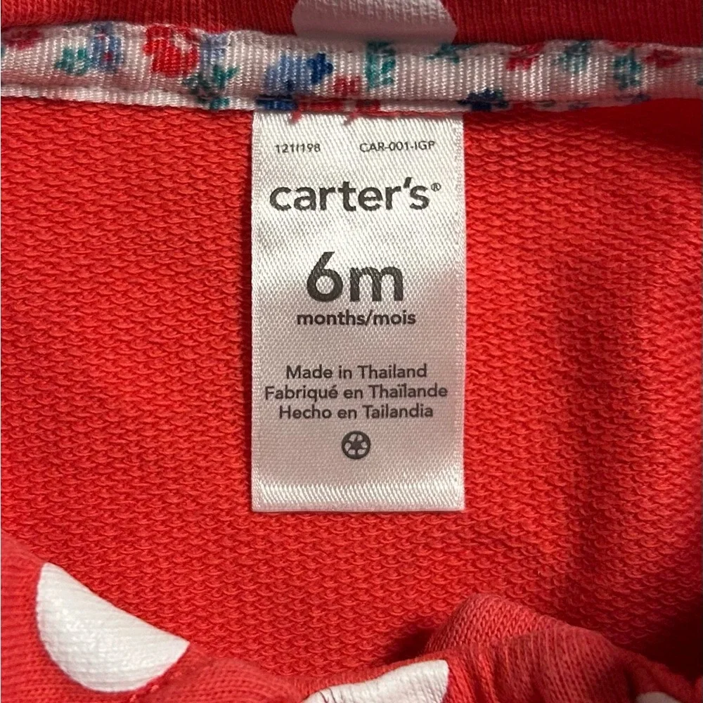 Carter's Red Baby Jacket with White Dots‎